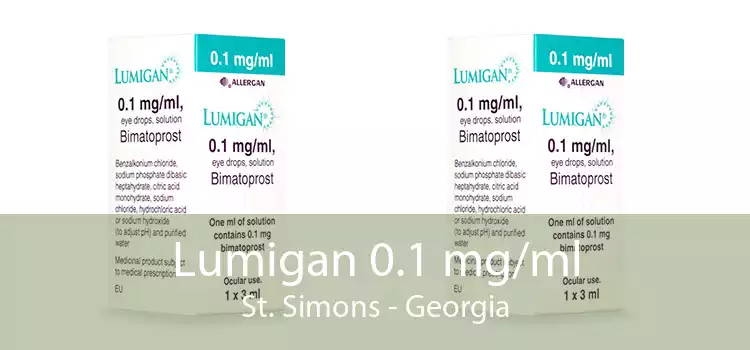 Lumigan 0.1 mg/ml St. Simons - Georgia