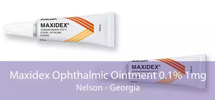 Maxidex Ophthalmic Ointment 0.1% 1mg Nelson - Georgia