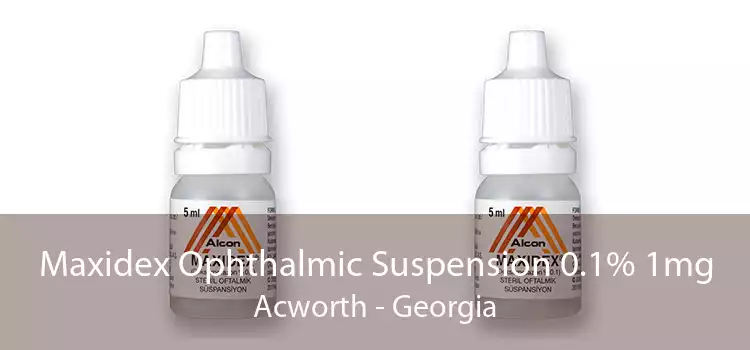 Maxidex Ophthalmic Suspension 0.1% 1mg Acworth - Georgia