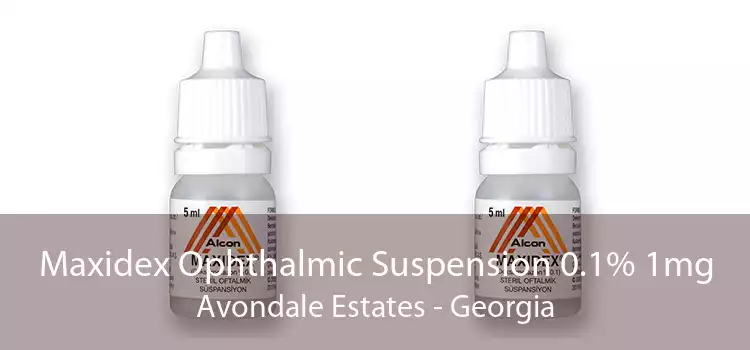 Maxidex Ophthalmic Suspension 0.1% 1mg Avondale Estates - Georgia