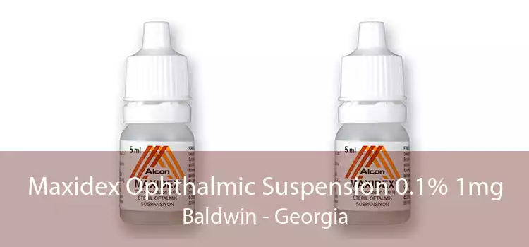 Maxidex Ophthalmic Suspension 0.1% 1mg Baldwin - Georgia