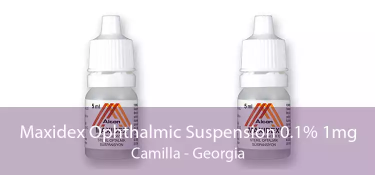 Maxidex Ophthalmic Suspension 0.1% 1mg Camilla - Georgia