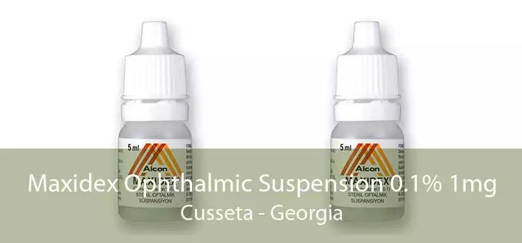 Maxidex Ophthalmic Suspension 0.1% 1mg Cusseta - Georgia