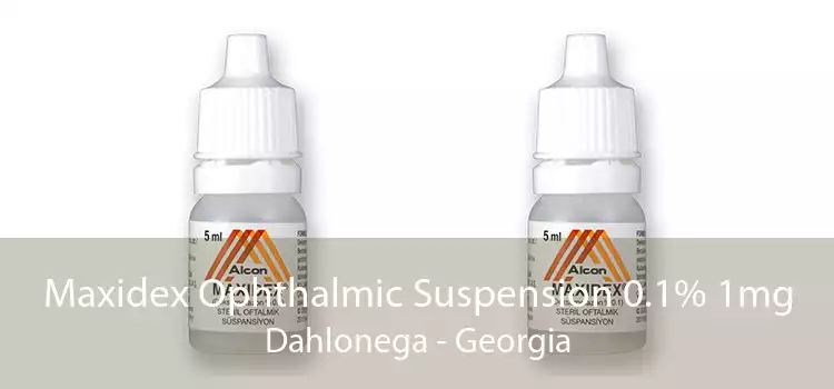 Maxidex Ophthalmic Suspension 0.1% 1mg Dahlonega - Georgia