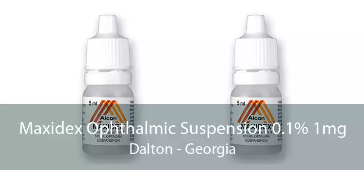 Maxidex Ophthalmic Suspension 0.1% 1mg Dalton - Georgia
