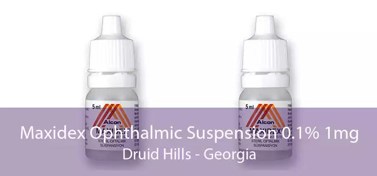 Maxidex Ophthalmic Suspension 0.1% 1mg Druid Hills - Georgia