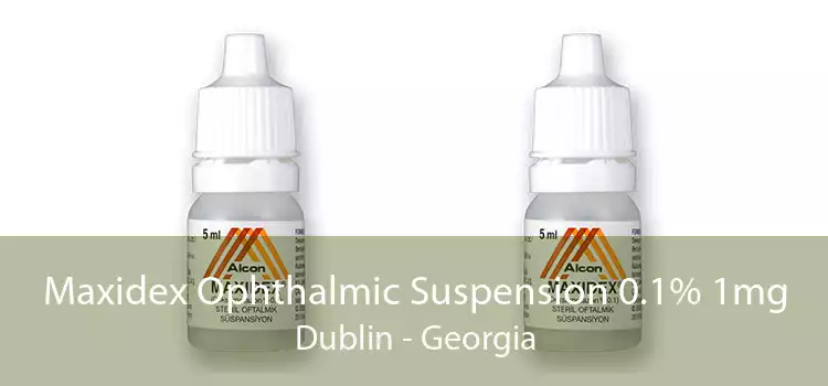 Maxidex Ophthalmic Suspension 0.1% 1mg Dublin - Georgia