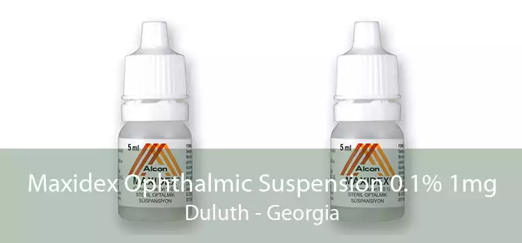 Maxidex Ophthalmic Suspension 0.1% 1mg Duluth - Georgia