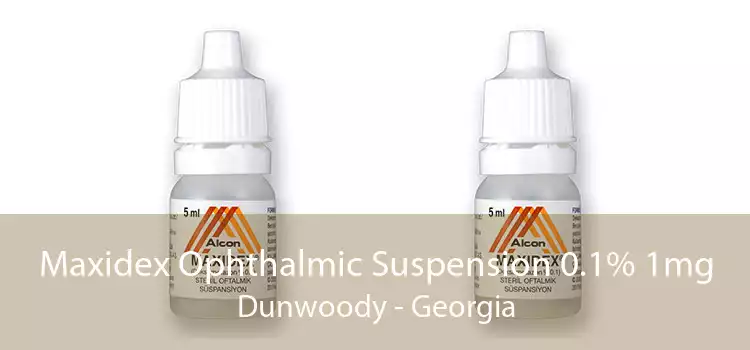 Maxidex Ophthalmic Suspension 0.1% 1mg Dunwoody - Georgia