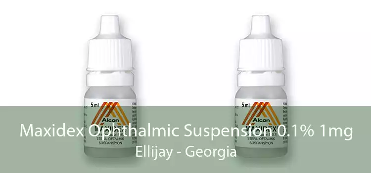 Maxidex Ophthalmic Suspension 0.1% 1mg Ellijay - Georgia
