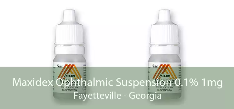 Maxidex Ophthalmic Suspension 0.1% 1mg Fayetteville - Georgia