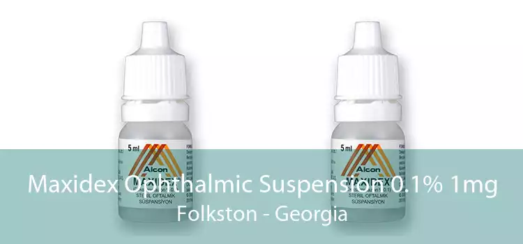 Maxidex Ophthalmic Suspension 0.1% 1mg Folkston - Georgia