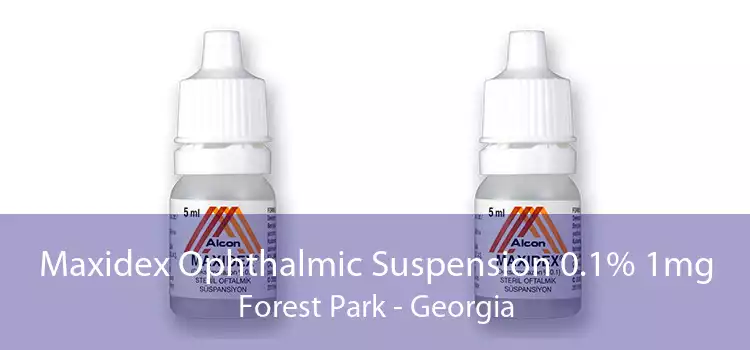 Maxidex Ophthalmic Suspension 0.1% 1mg Forest Park - Georgia