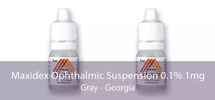 Maxidex Ophthalmic Suspension 0.1% 1mg Gray - Georgia