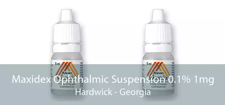 Maxidex Ophthalmic Suspension 0.1% 1mg Hardwick - Georgia