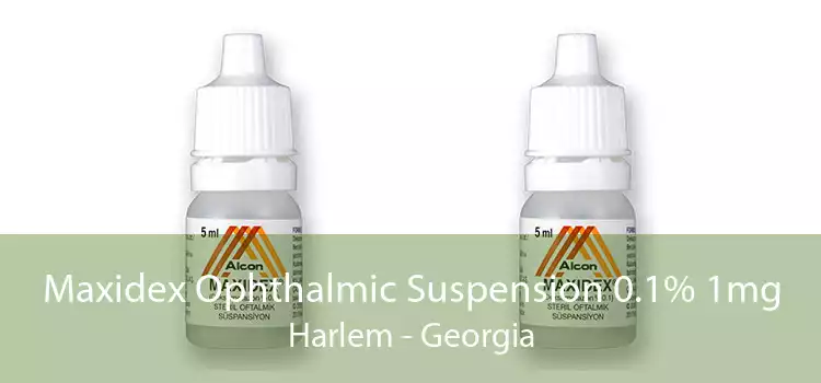 Maxidex Ophthalmic Suspension 0.1% 1mg Harlem - Georgia