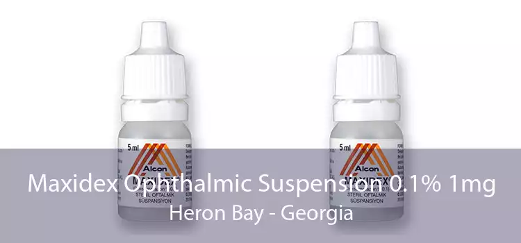 Maxidex Ophthalmic Suspension 0.1% 1mg Heron Bay - Georgia