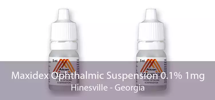 Maxidex Ophthalmic Suspension 0.1% 1mg Hinesville - Georgia