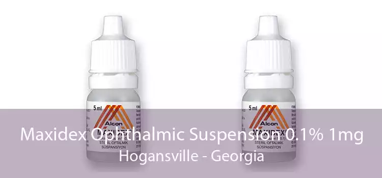 Maxidex Ophthalmic Suspension 0.1% 1mg Hogansville - Georgia