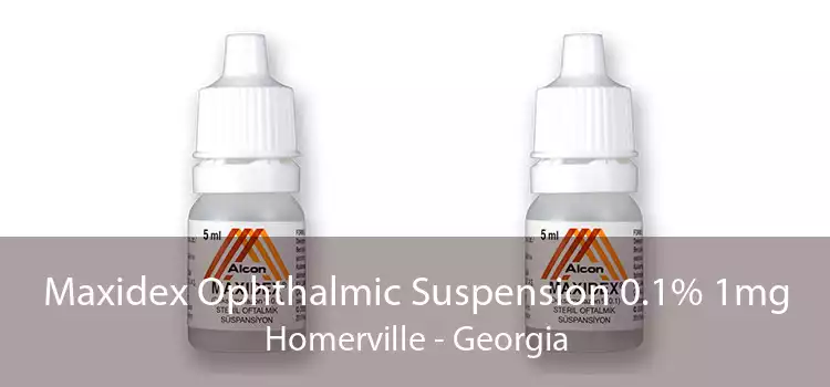 Maxidex Ophthalmic Suspension 0.1% 1mg Homerville - Georgia