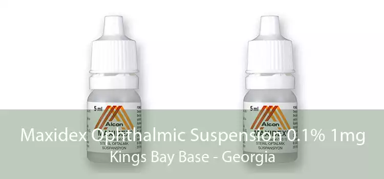 Maxidex Ophthalmic Suspension 0.1% 1mg Kings Bay Base - Georgia