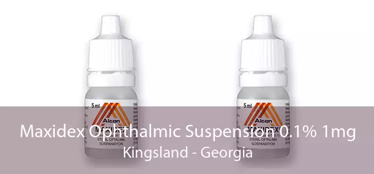 Maxidex Ophthalmic Suspension 0.1% 1mg Kingsland - Georgia