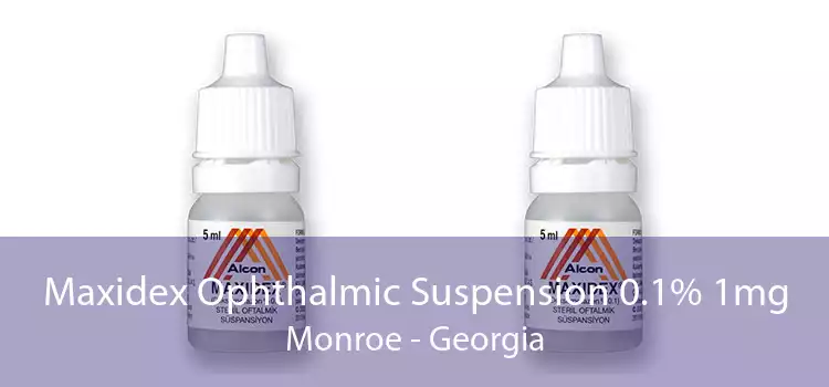 Maxidex Ophthalmic Suspension 0.1% 1mg Monroe - Georgia