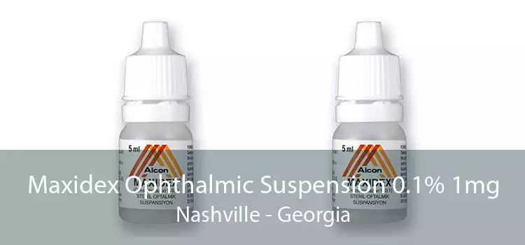 Maxidex Ophthalmic Suspension 0.1% 1mg Nashville - Georgia