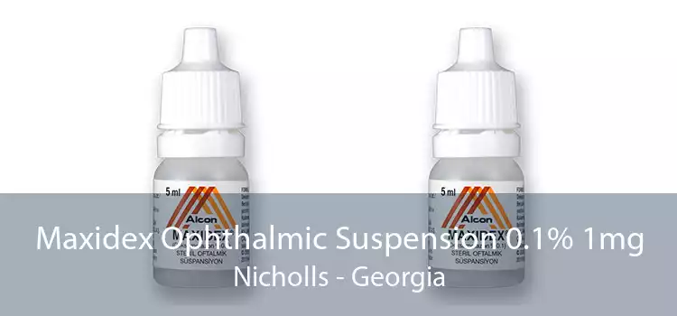 Maxidex Ophthalmic Suspension 0.1% 1mg Nicholls - Georgia