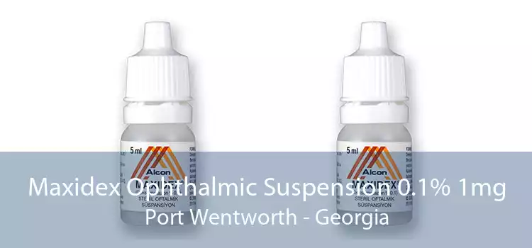 Maxidex Ophthalmic Suspension 0.1% 1mg Port Wentworth - Georgia