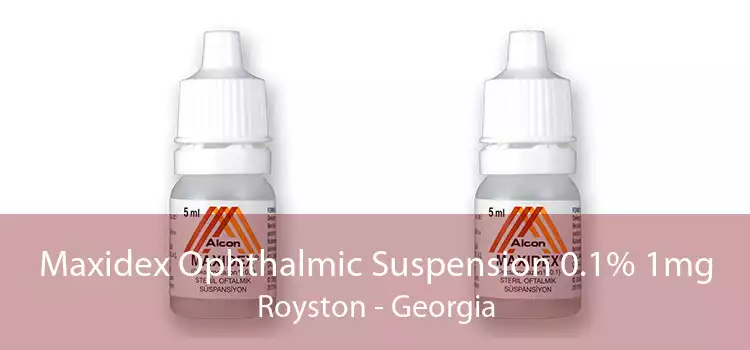 Maxidex Ophthalmic Suspension 0.1% 1mg Royston - Georgia