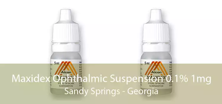 Maxidex Ophthalmic Suspension 0.1% 1mg Sandy Springs - Georgia