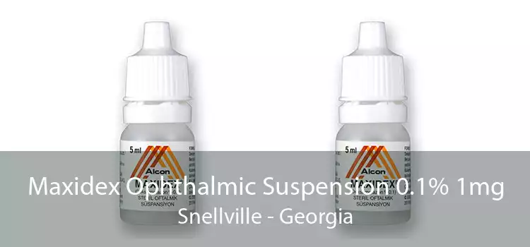 Maxidex Ophthalmic Suspension 0.1% 1mg Snellville - Georgia