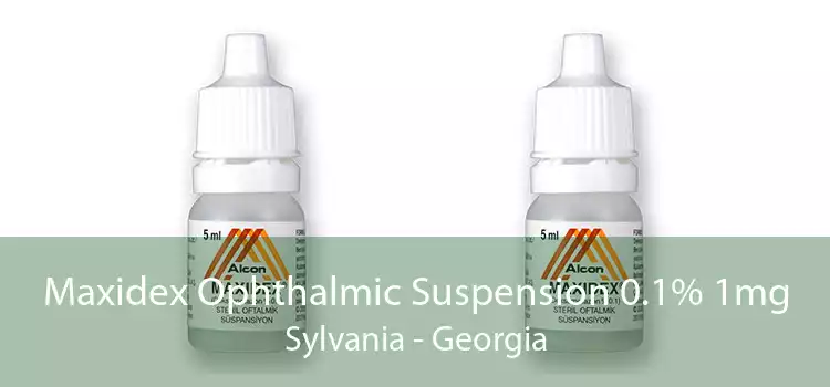 Maxidex Ophthalmic Suspension 0.1% 1mg Sylvania - Georgia