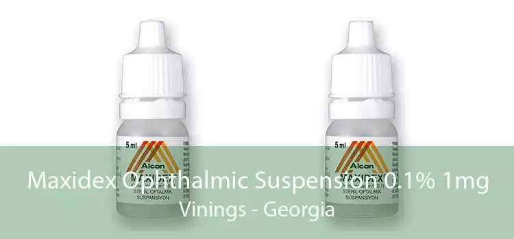 Maxidex Ophthalmic Suspension 0.1% 1mg Vinings - Georgia
