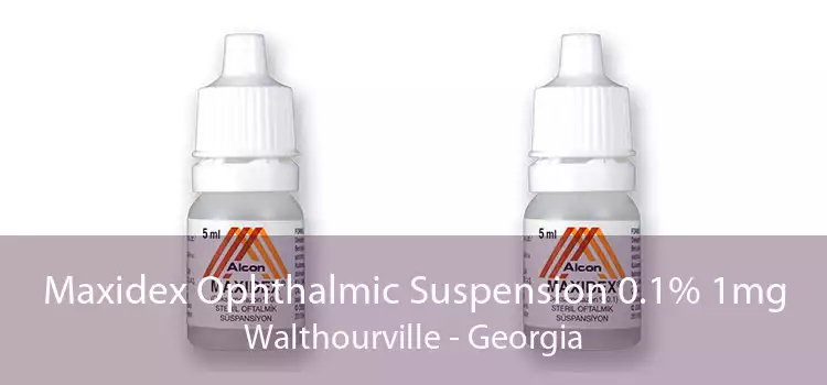Maxidex Ophthalmic Suspension 0.1% 1mg Walthourville - Georgia
