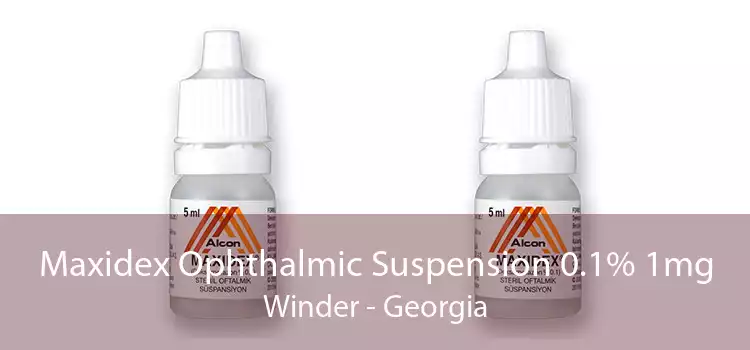 Maxidex Ophthalmic Suspension 0.1% 1mg Winder - Georgia