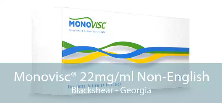 Monovisc® 22mg/ml Non-English Blackshear - Georgia