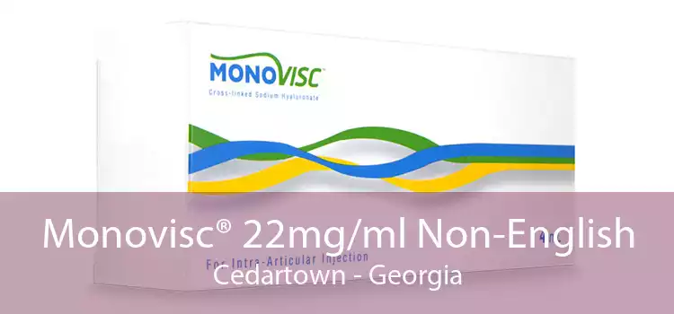 Monovisc® 22mg/ml Non-English Cedartown - Georgia