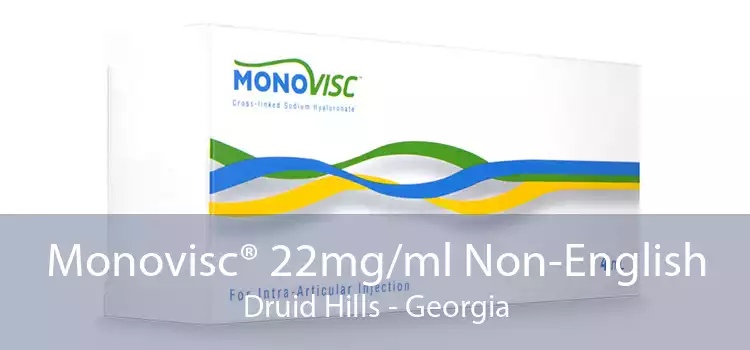 Monovisc® 22mg/ml Non-English Druid Hills - Georgia
