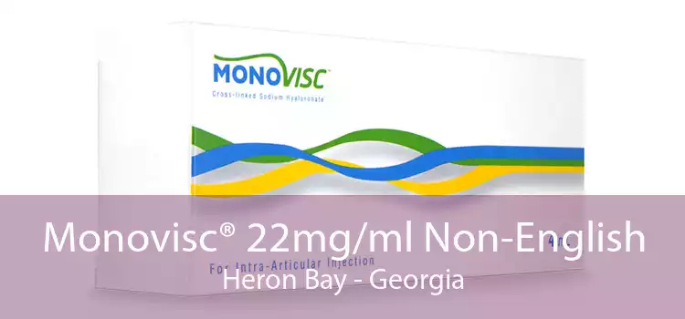 Monovisc® 22mg/ml Non-English Heron Bay - Georgia