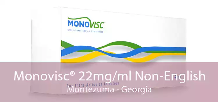 Monovisc® 22mg/ml Non-English Montezuma - Georgia