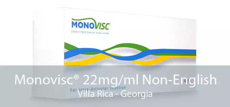 Monovisc® 22mg/ml Non-English Villa Rica - Georgia