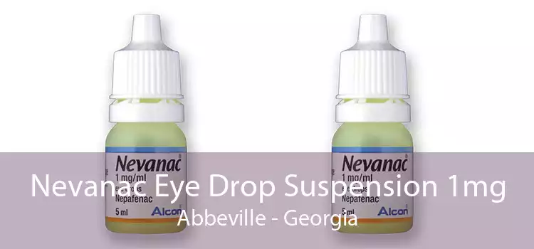 Nevanac Eye Drop Suspension 1mg Abbeville - Georgia