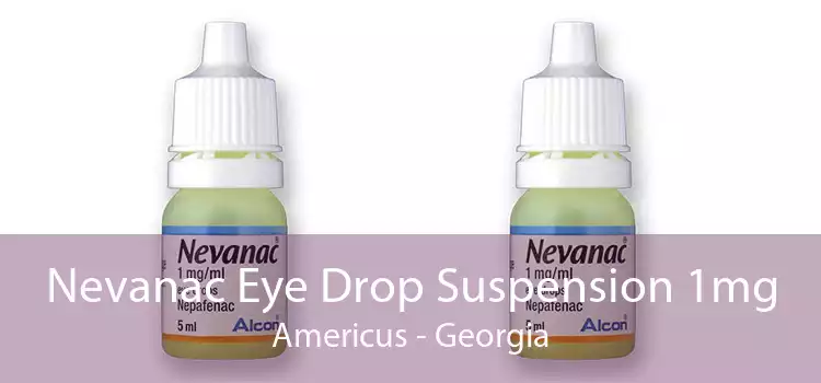 Nevanac Eye Drop Suspension 1mg Americus - Georgia