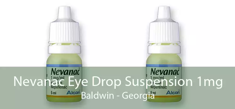 Nevanac Eye Drop Suspension 1mg Baldwin - Georgia