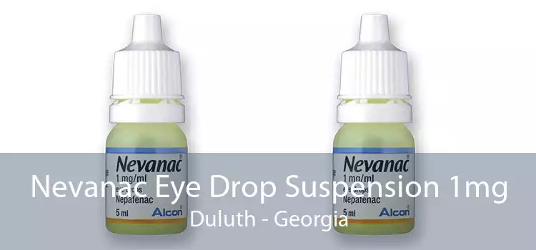 Nevanac Eye Drop Suspension 1mg Duluth - Georgia