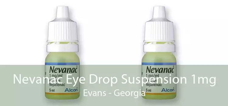 Nevanac Eye Drop Suspension 1mg Evans - Georgia