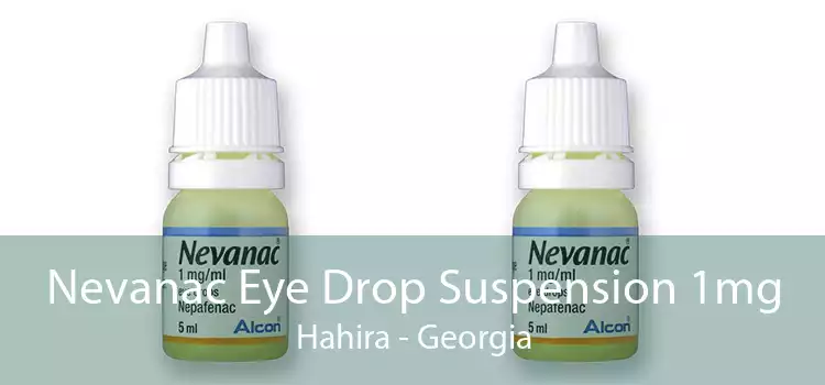 Nevanac Eye Drop Suspension 1mg Hahira - Georgia