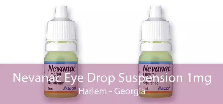 Nevanac Eye Drop Suspension 1mg Harlem - Georgia